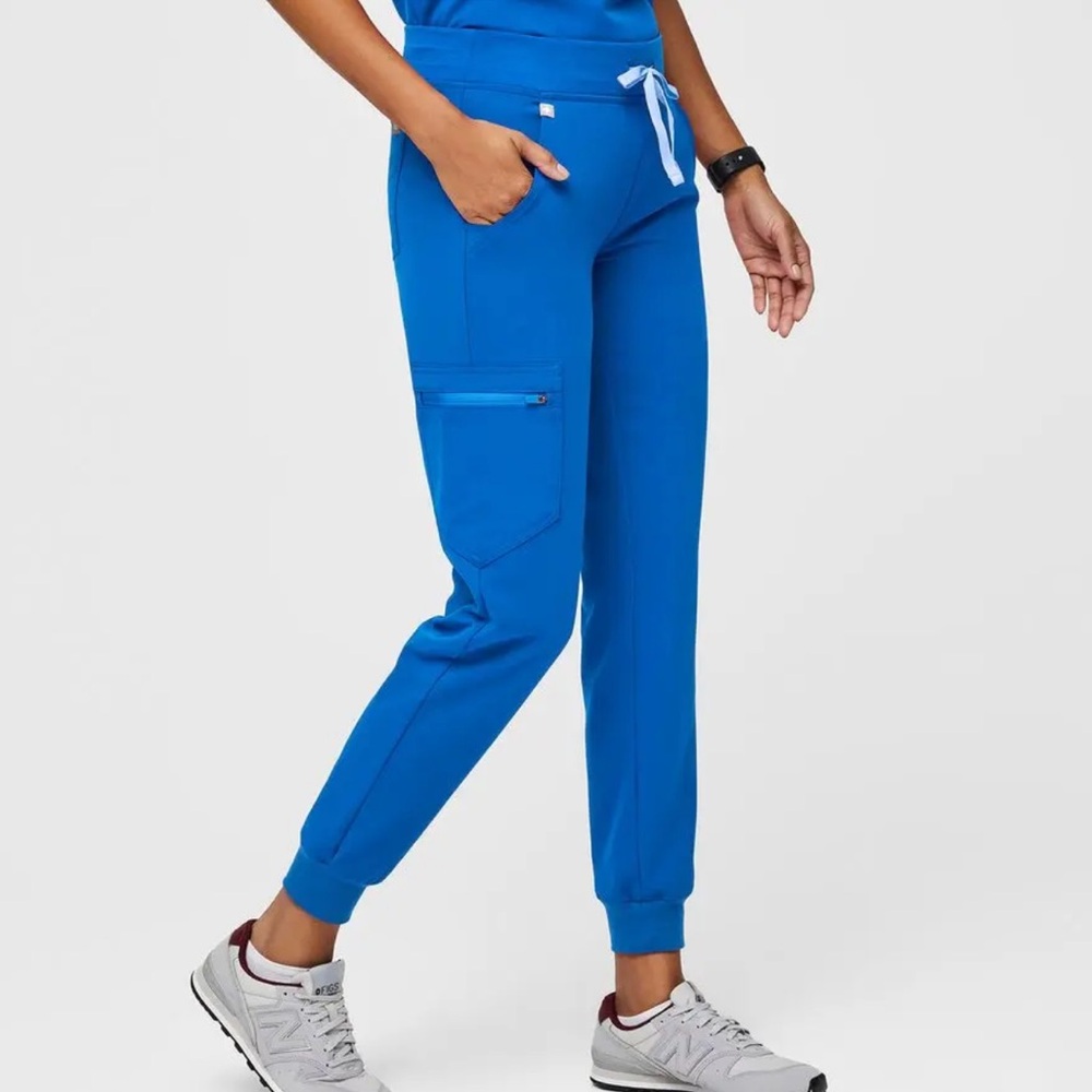 Figs High Waisted Zamora™ Jogger Scrub Pants Blue S/T New With Tags